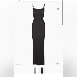 Skims Black Dress